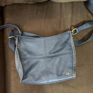 The Sak Dark Blue Studded Crossbody Bag